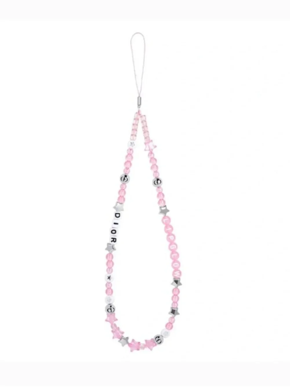 Dior Phone Ring Charm Key Chain Accessory Strap NIB + free beauty sample